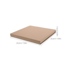 10Pcs Kraft Paper Cardboard Boxes for Shipping Albums Drawings and Documents