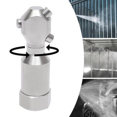 Stainless Rotating Jet Spraying Washing Nozzle Tank Barrel Pipeline Clean 1/2”