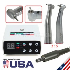 Dental NSK Style Brushless LED Electric Micro Motor/1:5 Contra Angle Handpiece Y