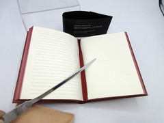 Sketch Write Sketchbook and Journal Leather Cover 4X6″ Graphic Image Terracotta
