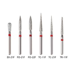 97Types Dental Diamond Burs FG 1.6mm for High Speed Handpiece 5Pcs/pack New