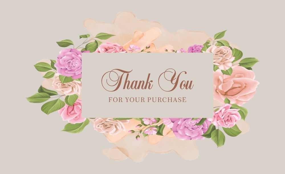 for Thank You Cards Purchase Order Notes Small Business Set 50 150 #18 Fragile
