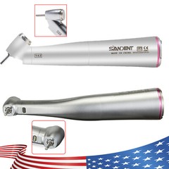 Dental 1:5 1:4.2 LED Fiber Optic Contra Angle Handpiece Fit NSK Ti-MAX X95L/KaV