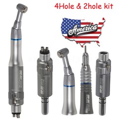 2/4Holes Dental Low Speed Handpiece Push Button Contra Angle E-type For NSK az