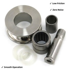 Bow Type Stainless Steel Duplex Bearing Detachable 360 Degree Rotation HeavyDuty