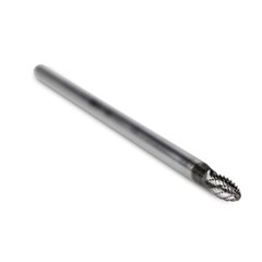 BHA Long Tungsten Carbide Burr Rotary File, Double Cut – 6 inch x 1/4 inch Shank