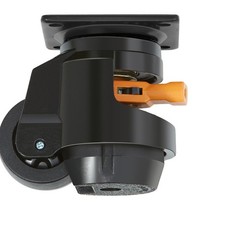 VEVOR Leveling Casters Adjustable Nylon Plate Mounted Caster 2200 lbs Set of 4