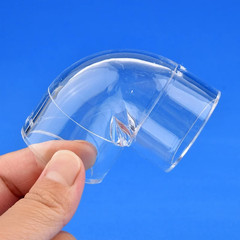 16~50Mm Acrylic 90° Elbow Transparent Tube Fittings Aquarium Water Pipe Connecto