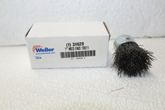 11 NIB Weiler 1″ Crimped Wire End Brush 10011 Med Rd Shank Steel 22,000 Max RPM