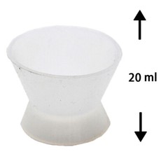 Dental Flexible Lab Silicone Dappen Dish Mixing Cup Suction Rubber No-Stick Bowl