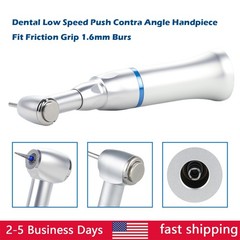 FG1.60mm Dental Slow Speed Contra Angle Handpiece Push button Friction Grip Tips