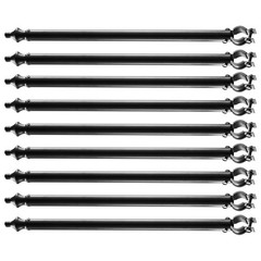 9Pack 27.4 in Galvanized Steel Chain Link Fence Extender for 1.3″-1.5″ Top Rail