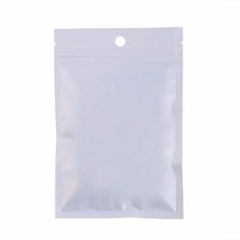 Many Different Sizes for 100 Flat Clear/White Zipper Seal Bags w/ Hang Hole