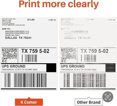4”x6” Thermal Shipping Labels (2 Stacks, 1000 Labels) For K Comer MUNBYN, Rollo