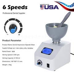 ALGINATE DENTAL MIXER LAB IMPRESSION MATERIAL 110V or 220V