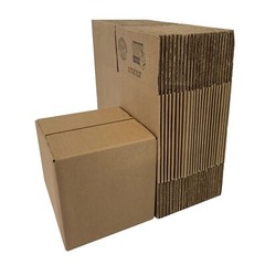 UOFFICE Bundle of 25 Corrugated Boxes 12″ x 12″ x 12″ Cube Boxes
