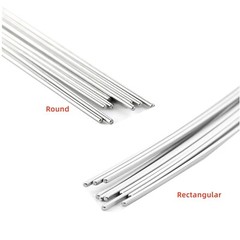 Multi-Size Natural Orthodontic Arch Wires Stainless Steel Round Rectangular
