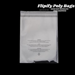Clear Poly Suffocation Warning Self Seal FBA Bags – 6″x9″ 8″x10″ 9″x12″ 11″x14″
