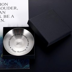 6 Year Anniversary Iron Gifts for Him Her Couples 6th Wedding small, Silver