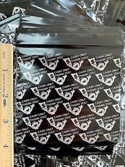 BaggiesSince1987 – 4040 Design Zip Bags 4X4 OPAQUE METALLIC CHOOSE, READ DETAILS