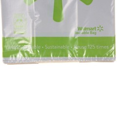 NEW 36-Pack Walmart Green Spark Heavy Duty Reusable Plastic Grocery Bags