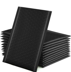 Poly Bubble Mailers Shipping Mailing Padded Envelopes Bags Self Seal 6×10 Black