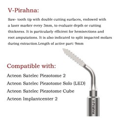 Ultrasonic Piezo Surgery Extraction Tips Kit Satelec Acteon Piezotome 2 Cube
