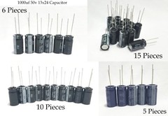 [ NEW ] { 5/6/10/15 Pcs } Nichicon – 1000uf 50v 13X24 Capacitor [ Chengx 2PK]