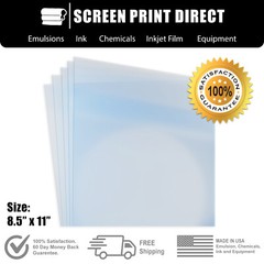 Waterproof Inkjet Transparency Film 8.5″x11″ Screen Printing 100 sheets – 5 MIL