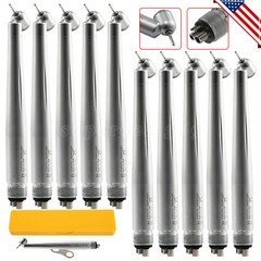 Dental 45° Degree Surgical High Speed Handpiece Push Button turbine 4Hole Dr