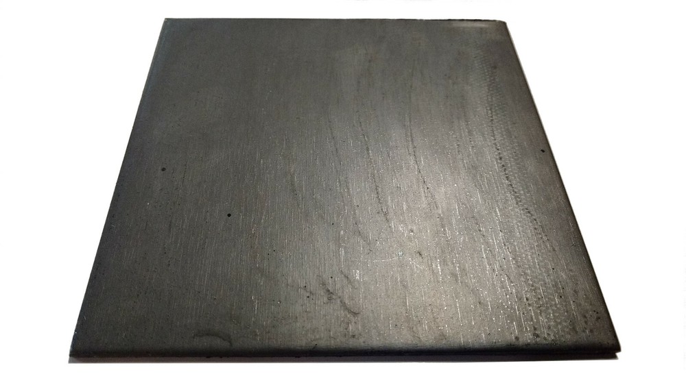 4 Pieces 4in x 4in x 3/16in Steel Flat Plate (0.1875in Thick)