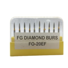 Dental FG Diamond Burs for High Speed Handpiece Friction Grip 5pcs/pack