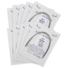 10 Pcs/Pack Dental Orthodontic Round Super Elastic NiTi Arch Wire Ovoid All Size