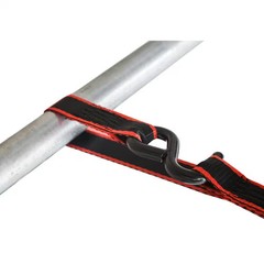 Husky 12 ft. x 1 in. Ratchet Tie-Down Straps with S-Hook (4-Pack)
