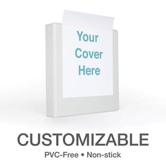 3 Ring Binders, 0.5 Inch One-Touch Easy Open D Rings, Durable Binders for School