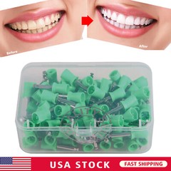 100-1000pcs Dental Rubber Polishing Prophylaxis Cups Brushes Prophy Polisher CUP