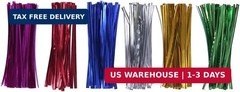 200 Clear Poly Cello Bags with Twist Ties 9” x 12” (22.9 x 30.5cm) – 1.4 Mil E