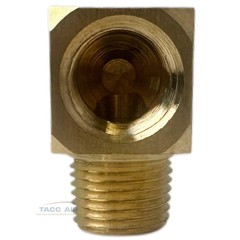 5 Pack 1/8″ NPT Brass Street Elbow 90 Degree Pipe Thread Fitting Male Female