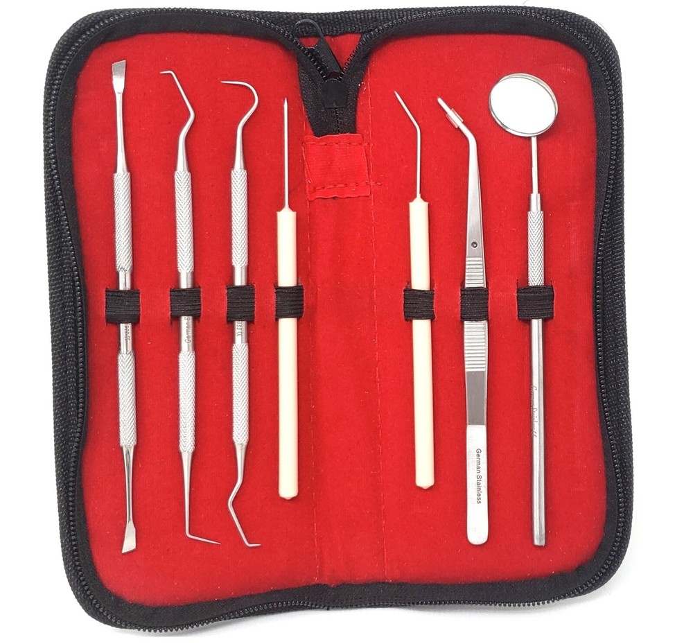 Dental Tools, Plaque Remover for Teeth, Professional Dental Hygiene Cleaning Kit