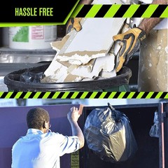 Aluf Plastics 45 Gallon 1.4 Mil Black Heavy Duty Garbage Bags – 40 Inch X 46