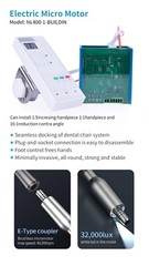 Dental Built-in Brushless LED Electric Micro Motor /1:5 Increasing Handpiece RLP