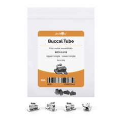 Dental Orthodontic Buccal Tubes 1st Molar Roth/MBT 018/022 Bondable Joydental
