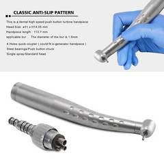 Dental High Speed Handpiece with 4 Holes Swivel Quick Coupler Coupling Fit KaVo