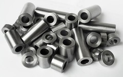 New Mild Steel Spacer Bushing 1″ OD x 1/2″ ID–Fits M12 or 1/2″ Bolts