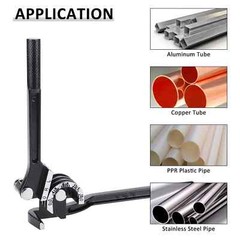 3-IN-1 Tubing Tube Bender Fuel Brake Line 1/4″ 5/16″ 3/8″ Aluminum Copper Steel