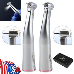 US Dental 1:5 Increasing Fiber Optic Contra Angle Handpiece fit E-type Stan/Mini