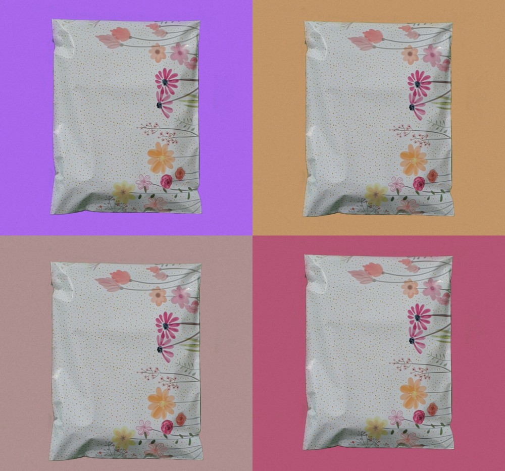100 Designer Poly Mailers Plastic Envelopes Shipping Bags Custom 10×13