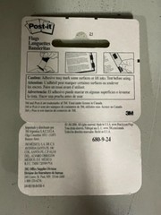 Post it flags “Sign Here” (1 box with 24 packets of 50 flags each = 1,200 flags)