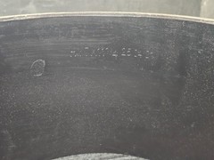 (QTY 2) Globe Star Smooth Press On Forklift Tire 16-1/4x7x11-1/4 (413/178-286)