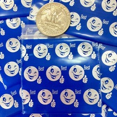BaggiesSince1987 – 2020 ZipSeal Bags 100 DEATH KISS PEARL RED SILVER,👀Details🔽